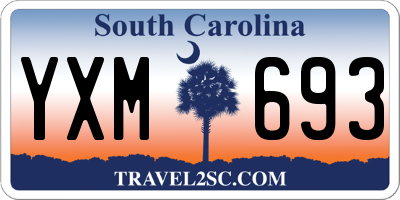SC license plate YXM693