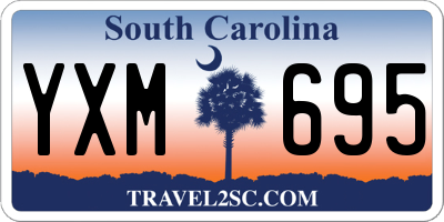 SC license plate YXM695