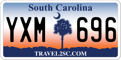 SC license plate YXM696
