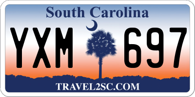 SC license plate YXM697