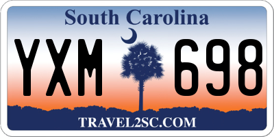 SC license plate YXM698