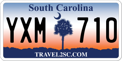 SC license plate YXM710