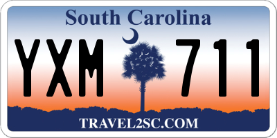 SC license plate YXM711