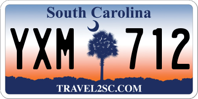 SC license plate YXM712