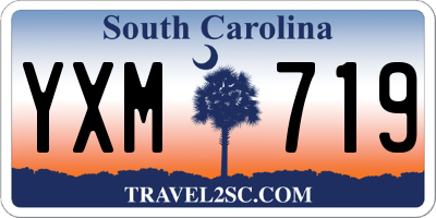 SC license plate YXM719