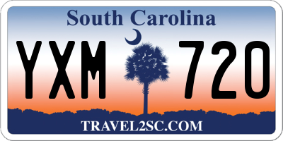 SC license plate YXM720