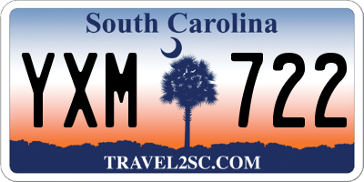 SC license plate YXM722