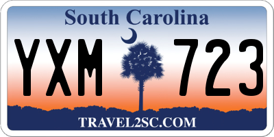 SC license plate YXM723