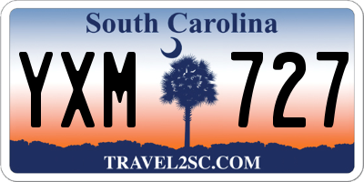 SC license plate YXM727