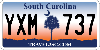 SC license plate YXM737