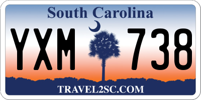 SC license plate YXM738