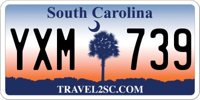 SC license plate YXM739