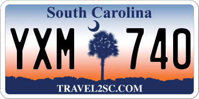 SC license plate YXM740