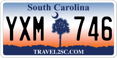 SC license plate YXM746