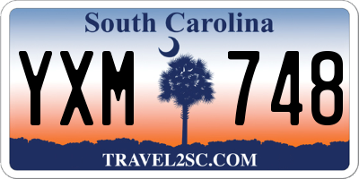 SC license plate YXM748