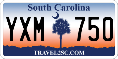 SC license plate YXM750