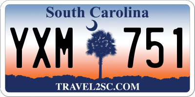 SC license plate YXM751