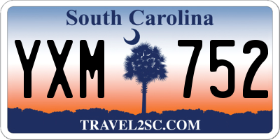 SC license plate YXM752