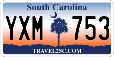 SC license plate YXM753