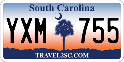 SC license plate YXM755