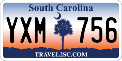 SC license plate YXM756