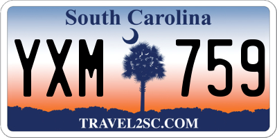 SC license plate YXM759
