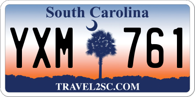 SC license plate YXM761