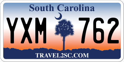 SC license plate YXM762
