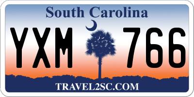 SC license plate YXM766