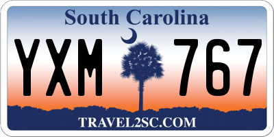 SC license plate YXM767