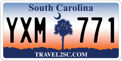 SC license plate YXM771