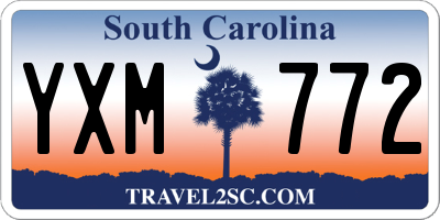 SC license plate YXM772