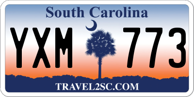 SC license plate YXM773