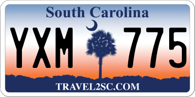 SC license plate YXM775