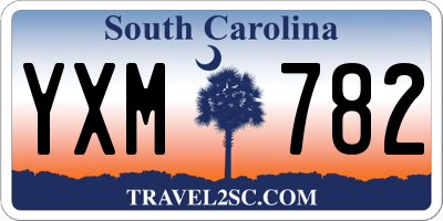 SC license plate YXM782