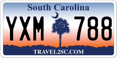 SC license plate YXM788