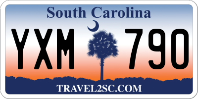 SC license plate YXM790