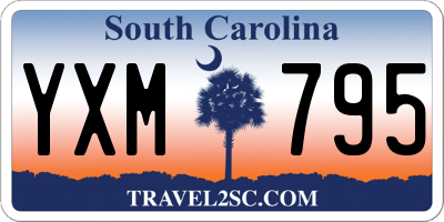 SC license plate YXM795