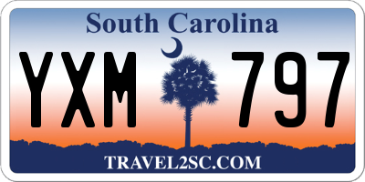 SC license plate YXM797