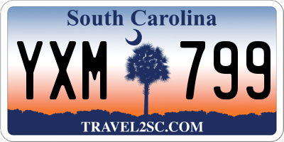 SC license plate YXM799