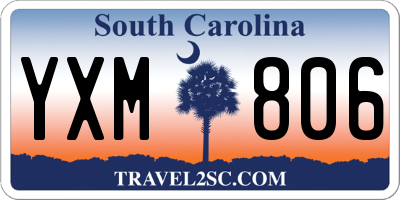 SC license plate YXM806