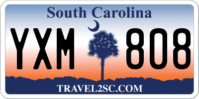 SC license plate YXM808
