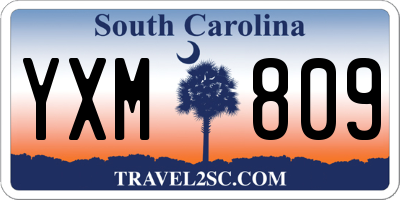 SC license plate YXM809