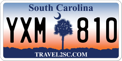SC license plate YXM810