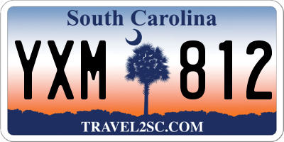 SC license plate YXM812