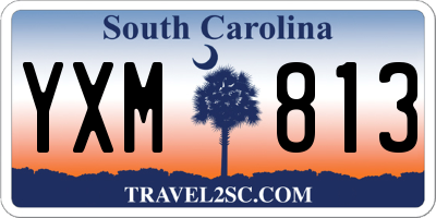 SC license plate YXM813