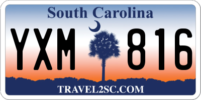 SC license plate YXM816