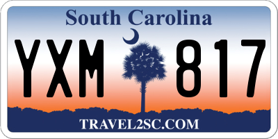 SC license plate YXM817