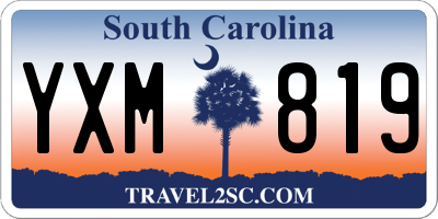 SC license plate YXM819