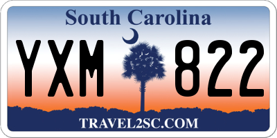 SC license plate YXM822